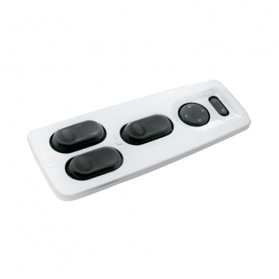 Chrome Window Switch Cover for 2008-2017 Freightliner Cascadia - Driver-5 Openings