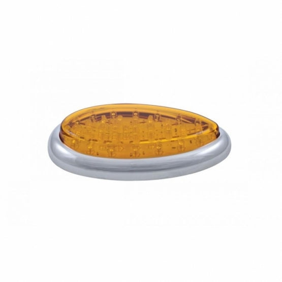 Freightliner Cascadia Teardrop Signal Light 39 Amber LED / Amber Lens