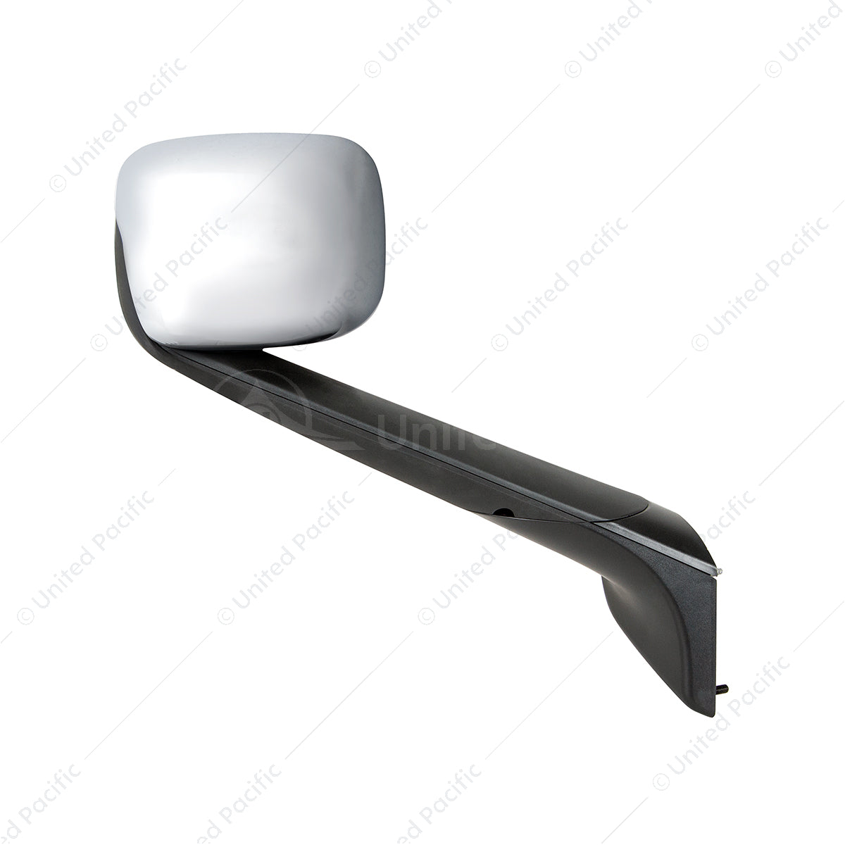 Chrome Hood Mirror With Heated Lens For 2018-2026 Freightliner Cascadia - Passenger