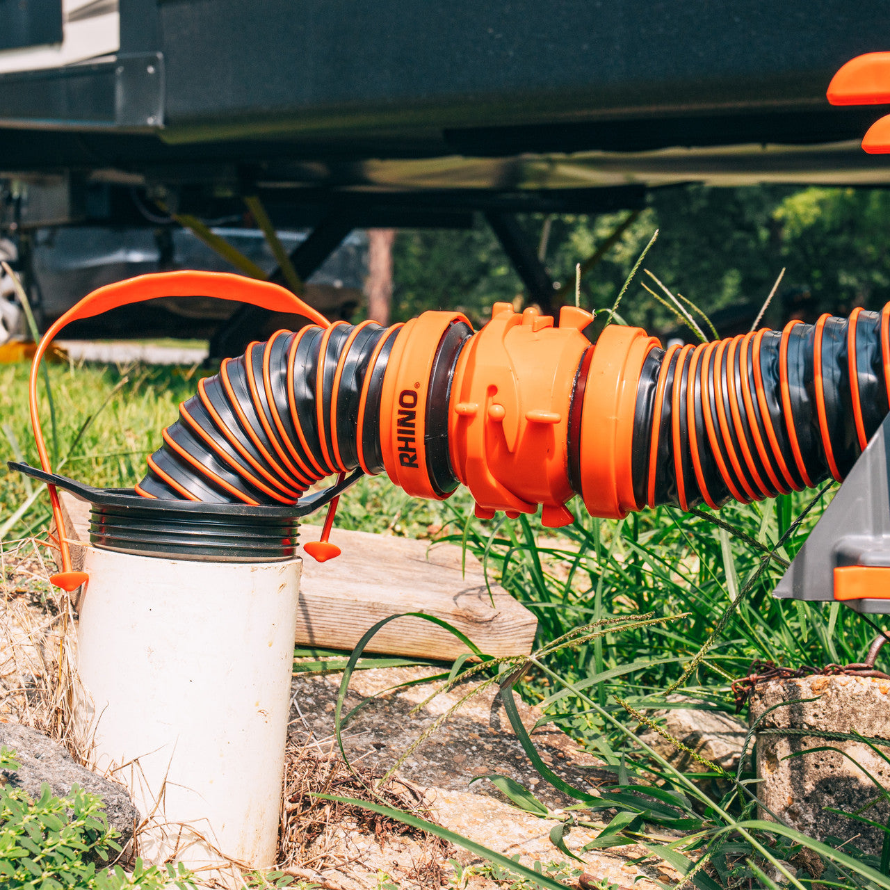 Rhino Sewer Hose Adapter Flexible