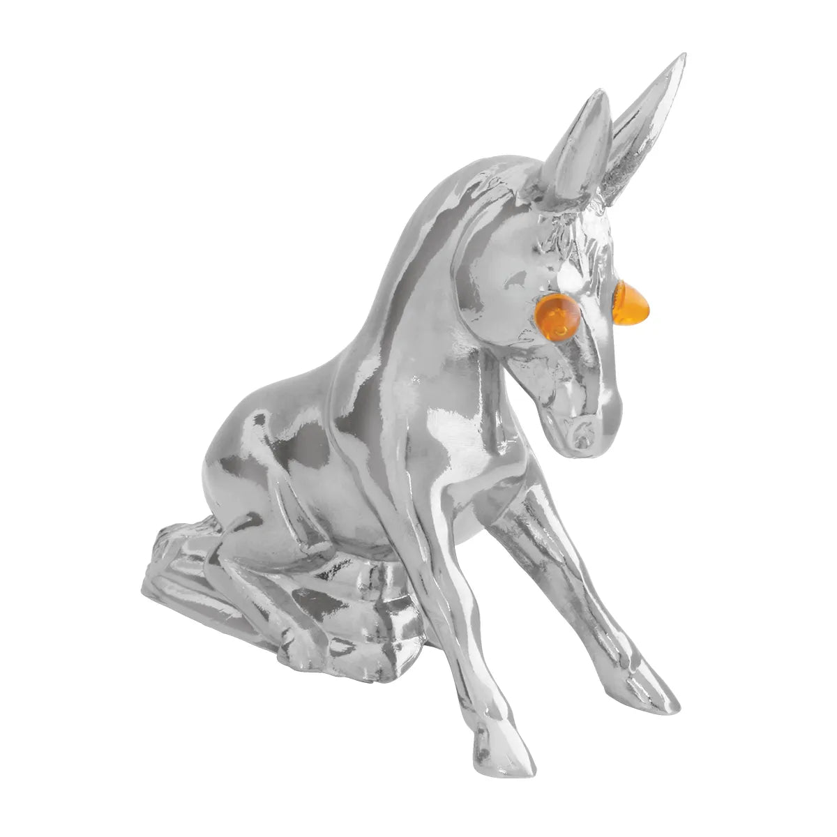 Novelty Donkey Hood Ornament with Illuminated Eyes