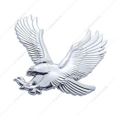 Chrome 3-D Eagle/Left 7" X 6"