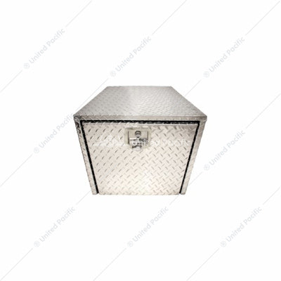 24"L X 18"W X 18"H ALUMINUM DIAMOND PLATE TOOL BOX