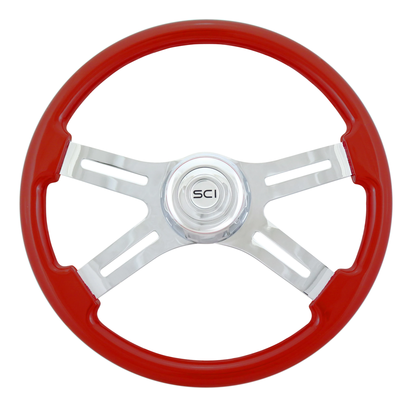4 Spoke Classic Viper Red- 18"