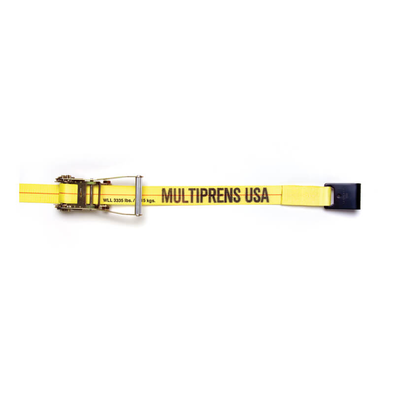2" X 27' Ratchet Strap with Flat Hooks