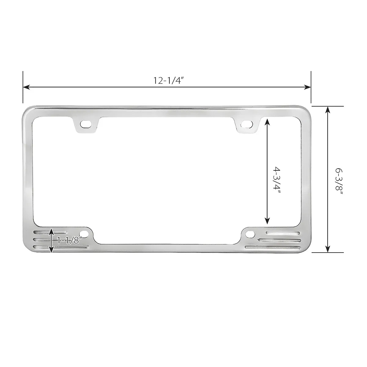 Aluminum License Plate Frame