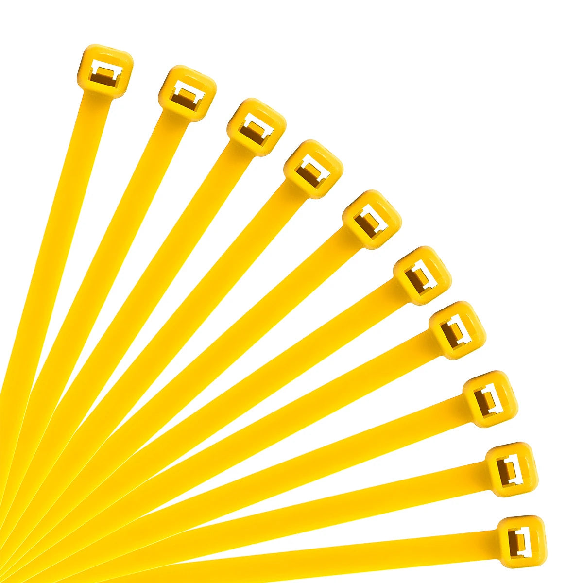 6" (L) Yellow Nylon Cable Zip Tie SO