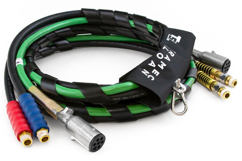 3-in-1 Wrap with Black Hose, 12', SureGrip Handle, ABS Green Jacket & Zinc Plugs