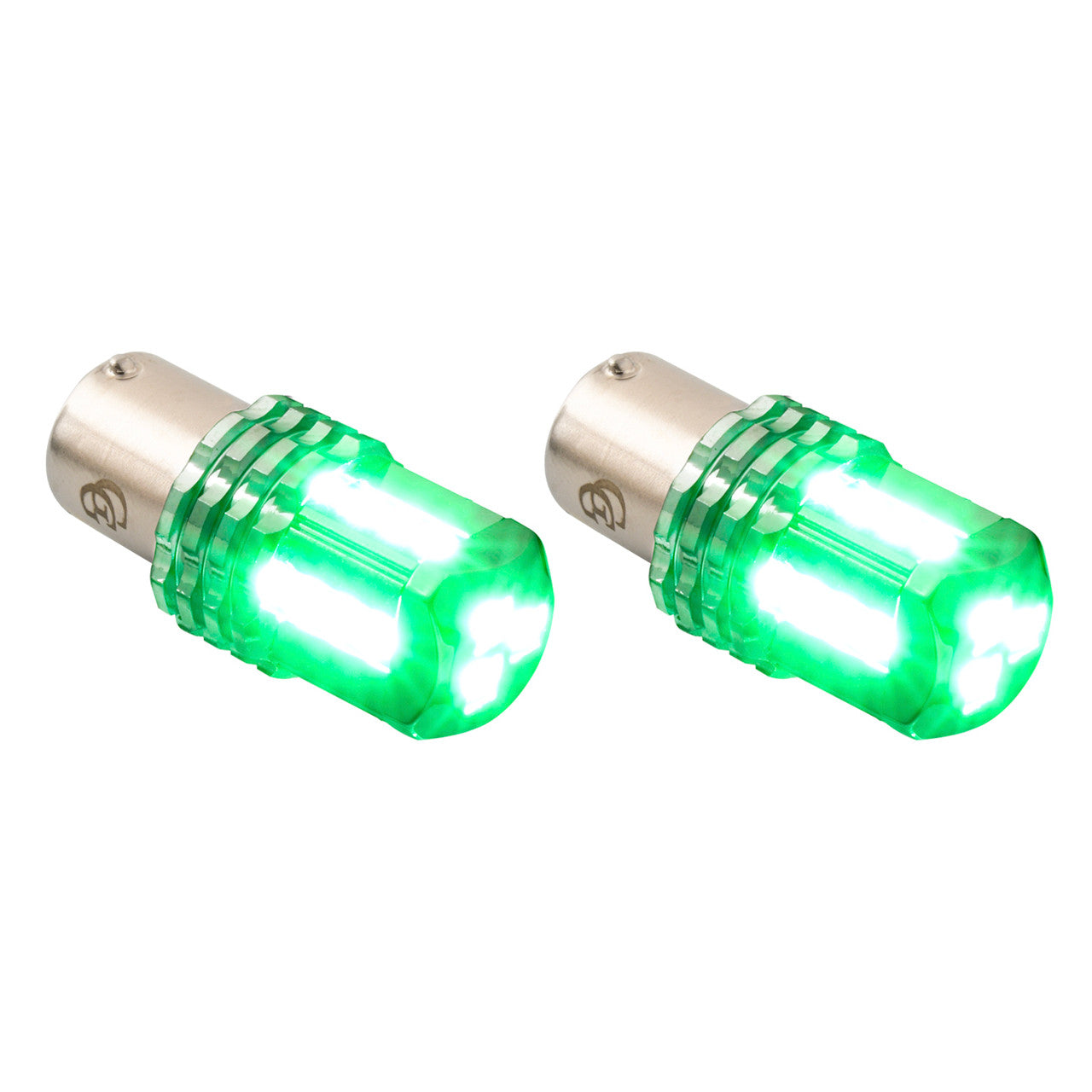 1156 High Power Tower LED Bulb Green (PR)