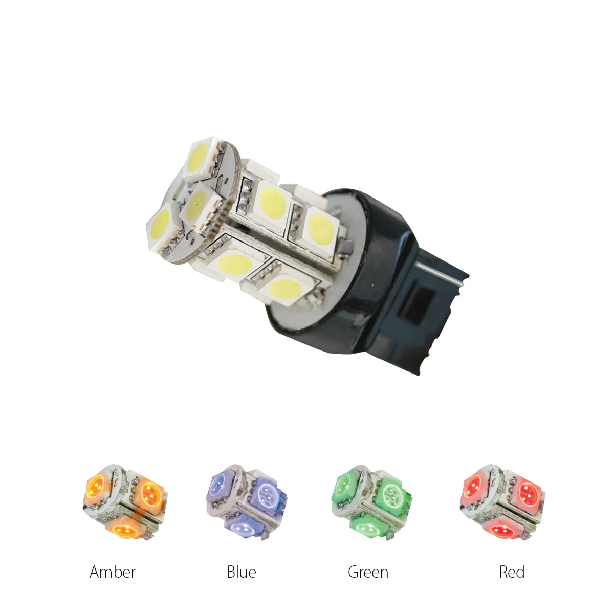 3157 Amber 13 LED Tower Style Light Bulb