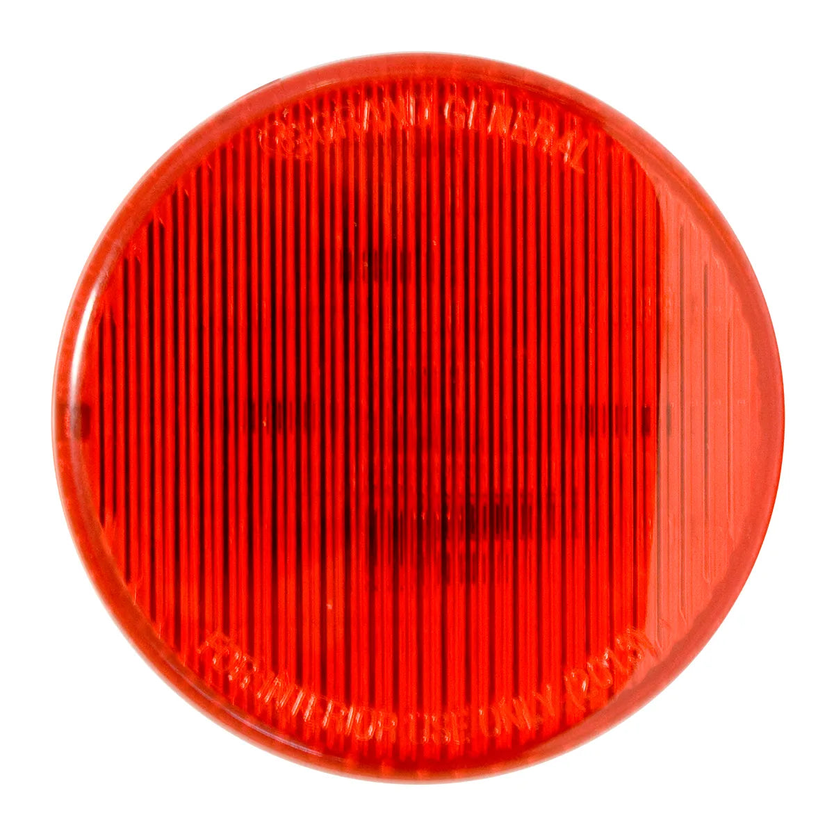 2 1/2″ Round Dual Function Light Red/Red