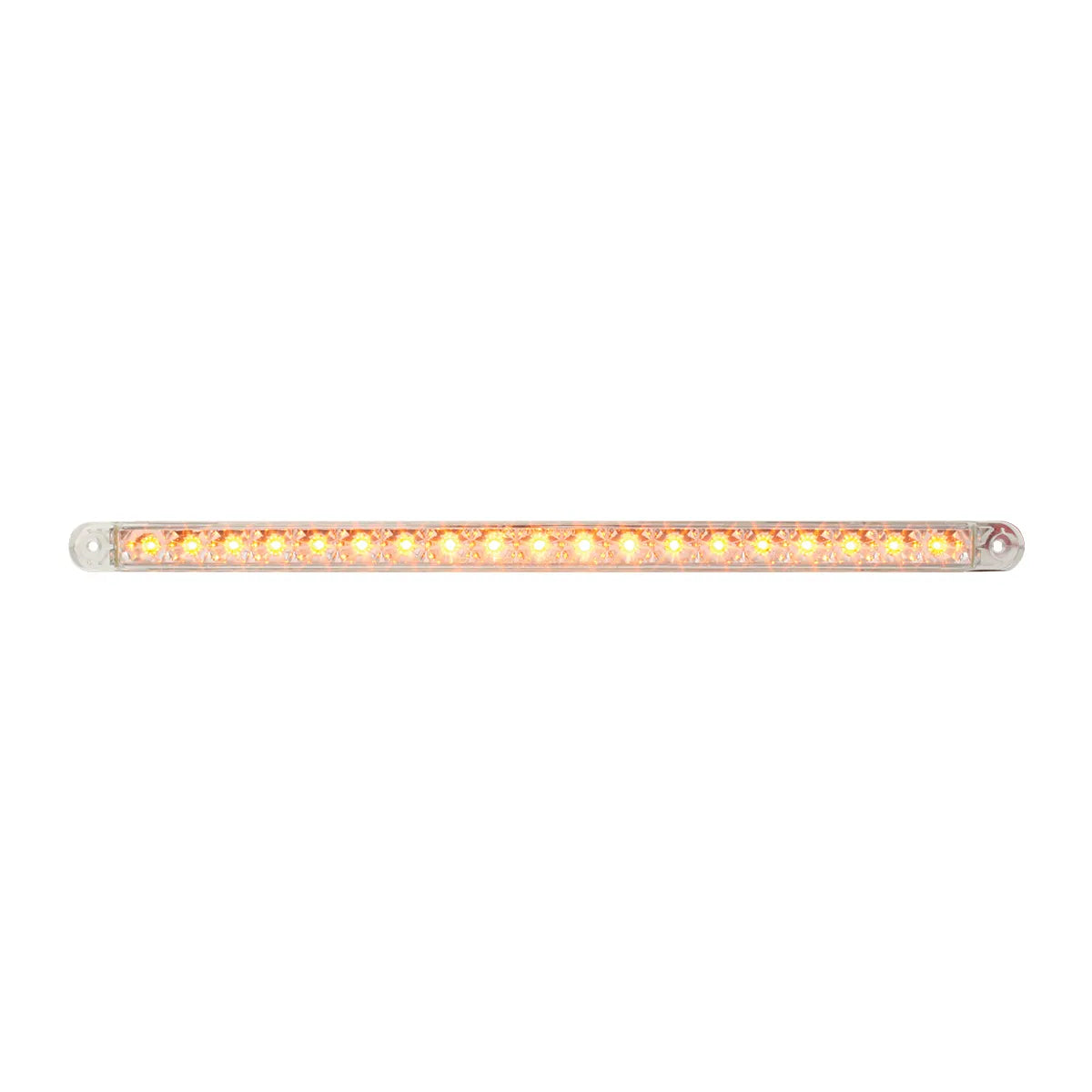 12" Dual Function 18LED Turn, Marker & Clearance Light Bar Amber Clear