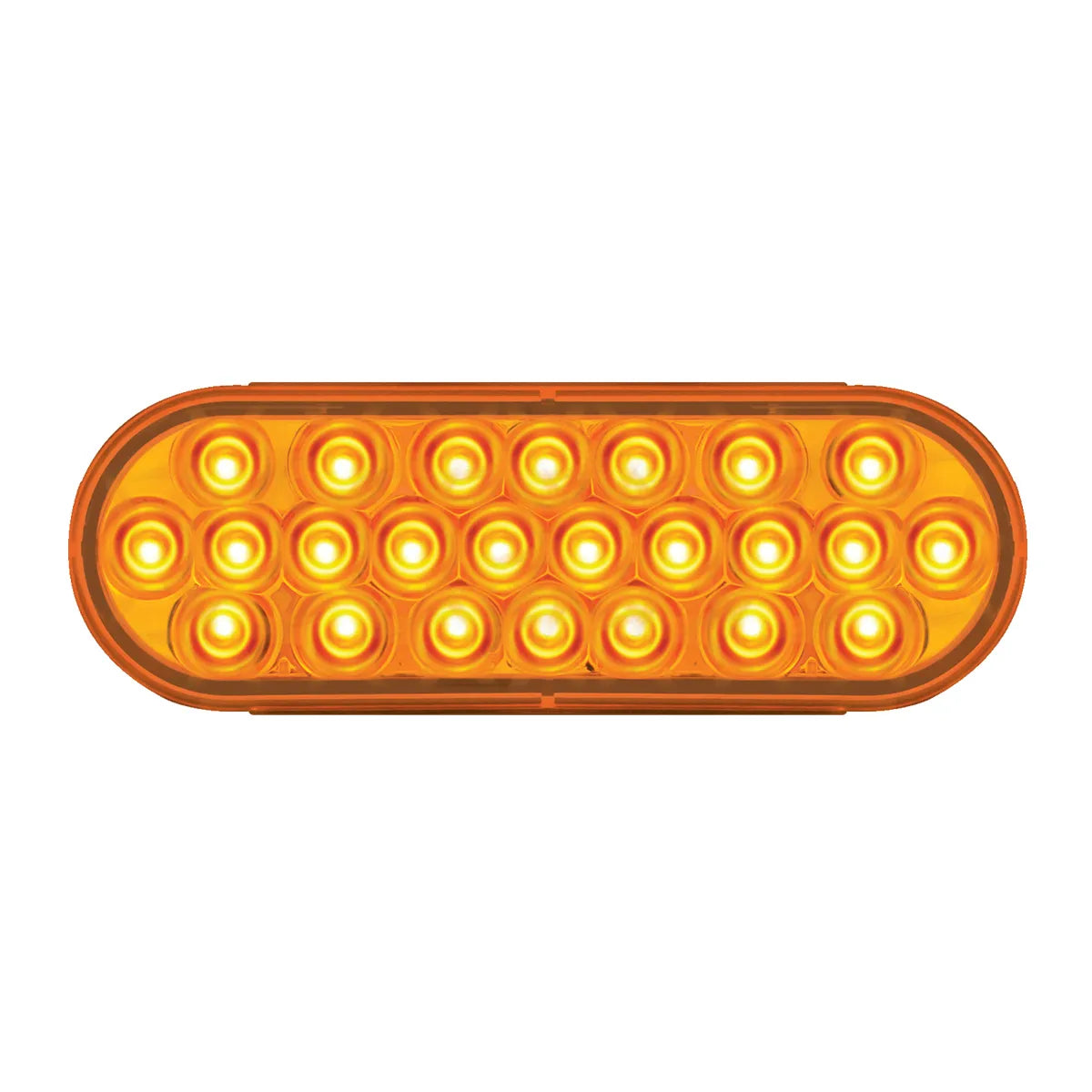 OVAL PEARL AMBER/AMBER 24-LED SEALED LIGHT