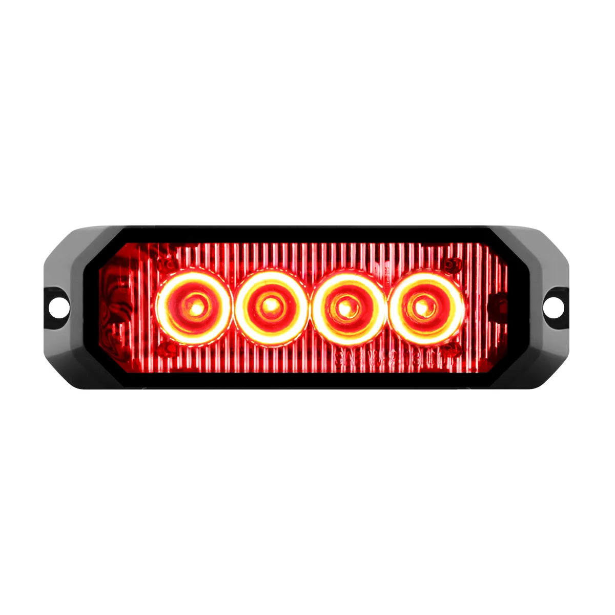 4″ Medium Rectangular 4 LED Strobe Light