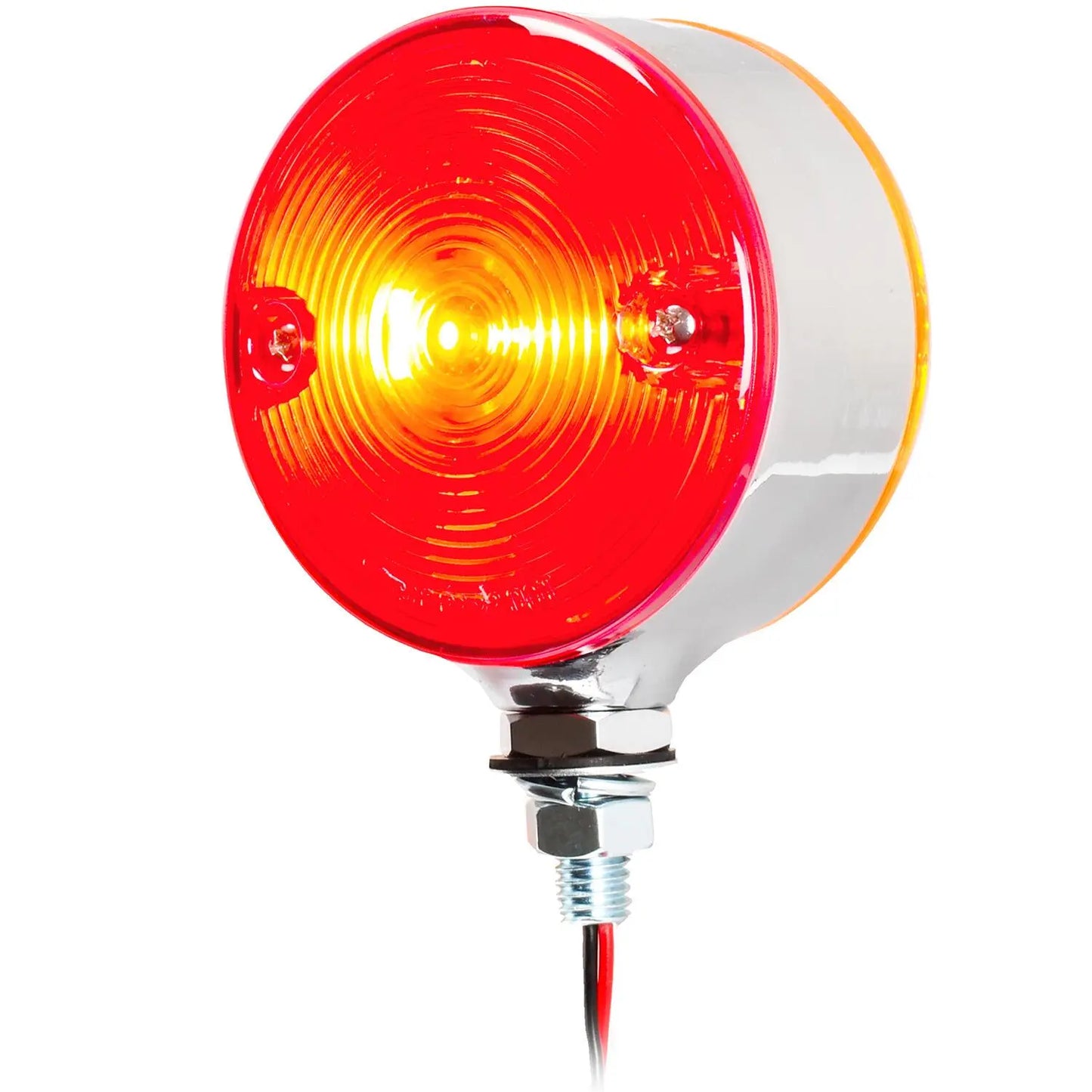 3" Fleet Double Face Amber Red LED Light
