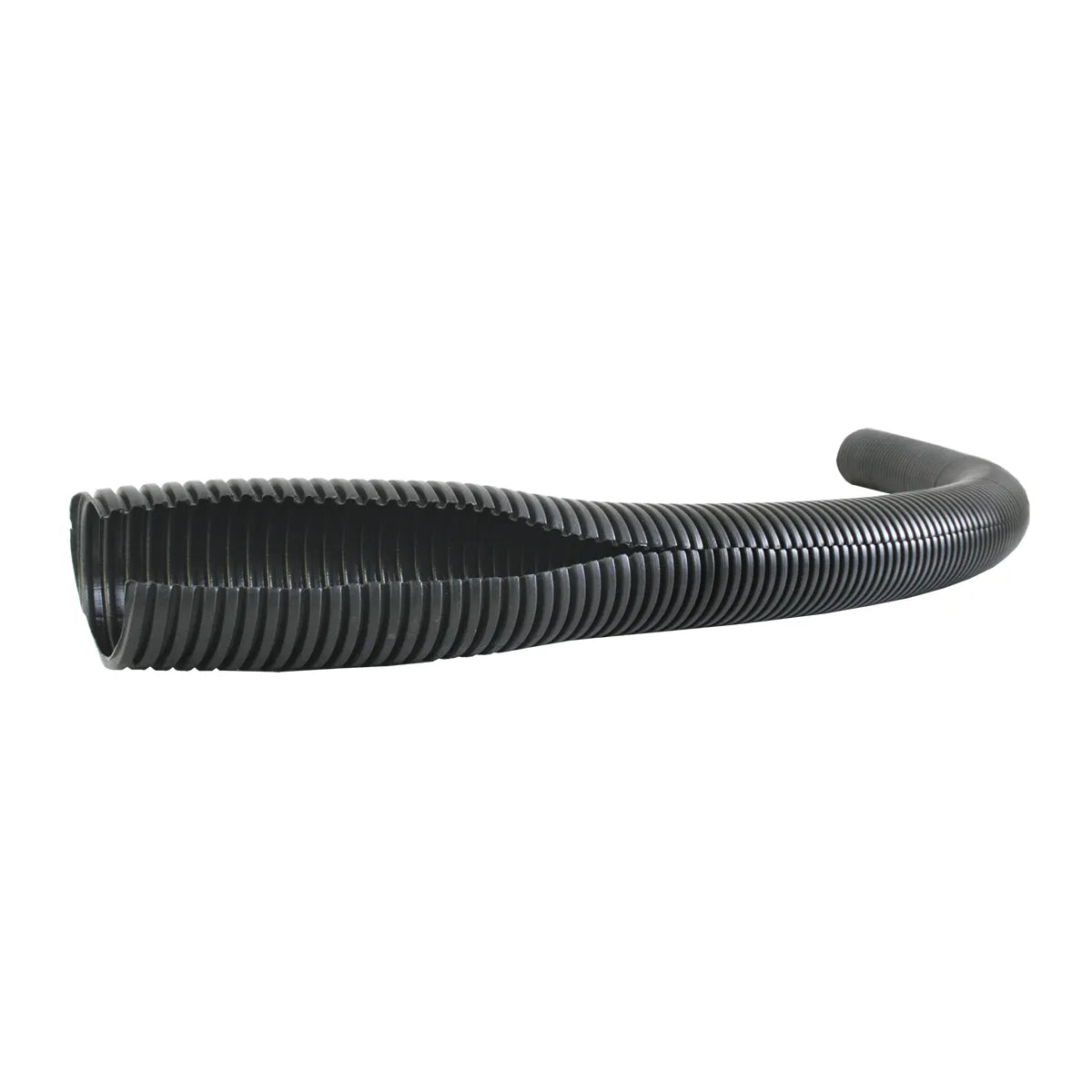 3/8" ID Black Corrugated Split Loom, 10FT Roll