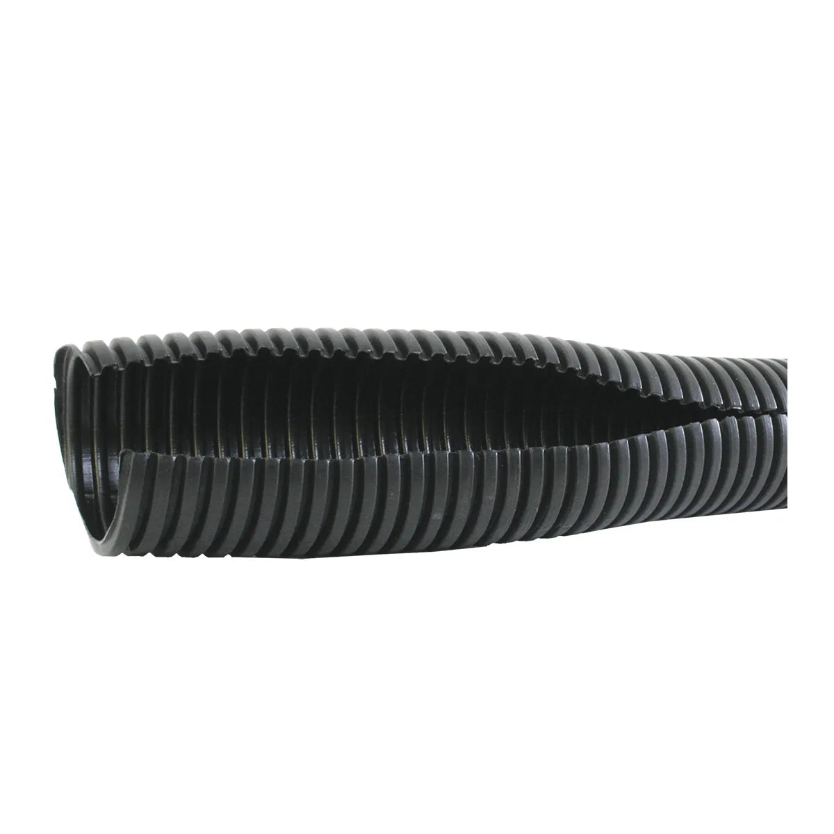 1/4" Black Corrugated Split Loom