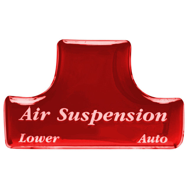 Freightliner Switch Guard for Air Suspension - Red (STICKER ONLY)