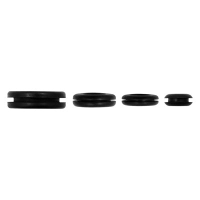 21/32", 7/8",1",1 3/8" Mounting Holes Black Vinyl Grommets