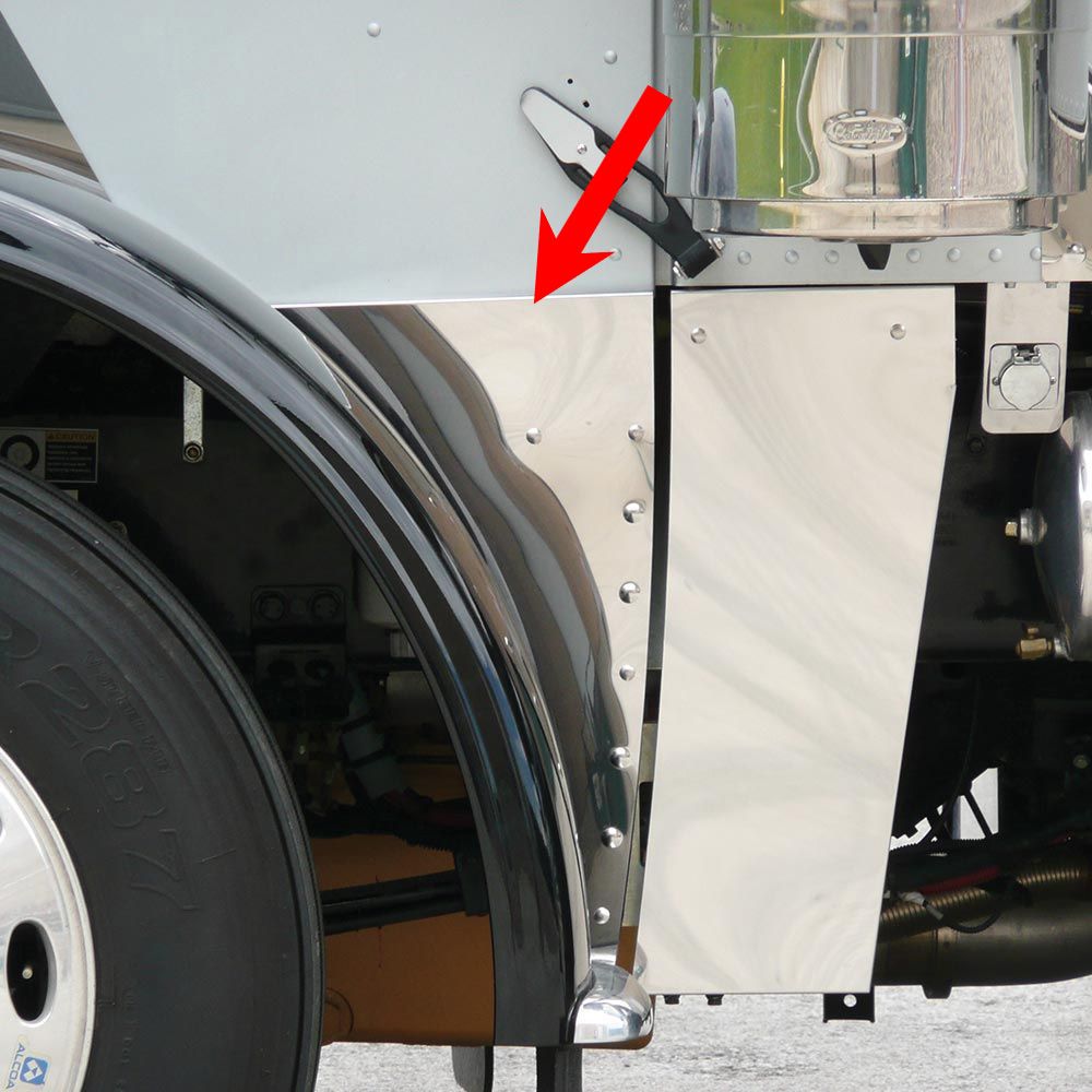 PETERBILT 388 LOWER HOOD EXT PANELS-388 : PETERBILT