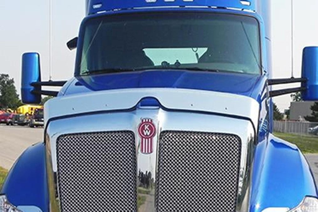 Kenworth T680 Stainless Steel Hood Deflector 2012 UP
