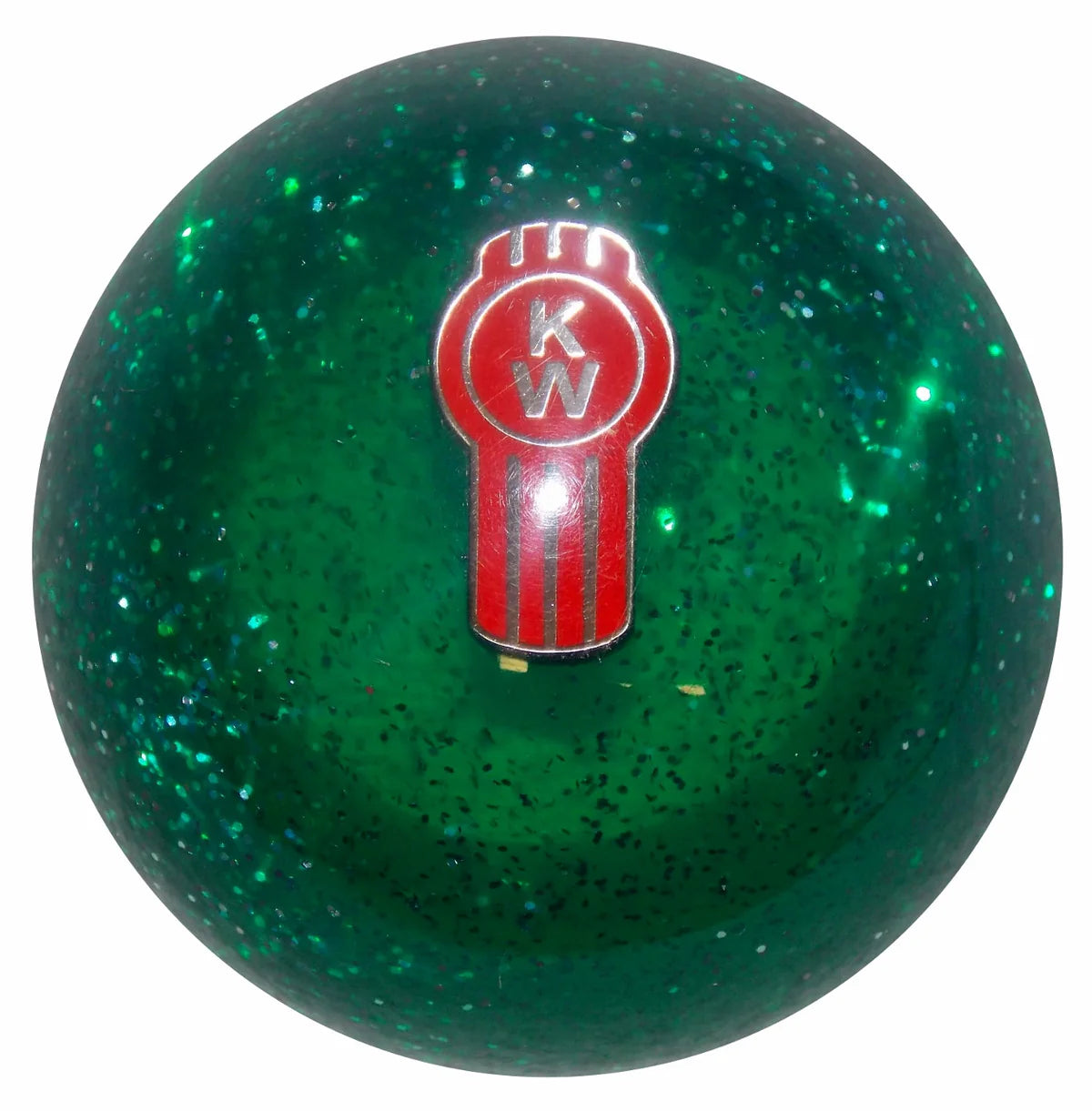 Kenworth Green Glitter Shift Knob