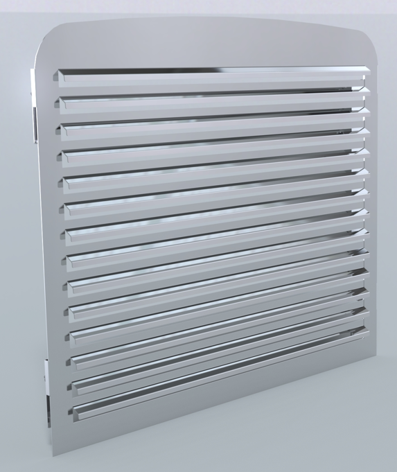 Freightliner Classic Louvered Grill (14) Boltless Design