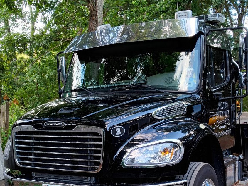 Freightliner M2 106 Flat Top 2006+ Blank Visor 13.5"