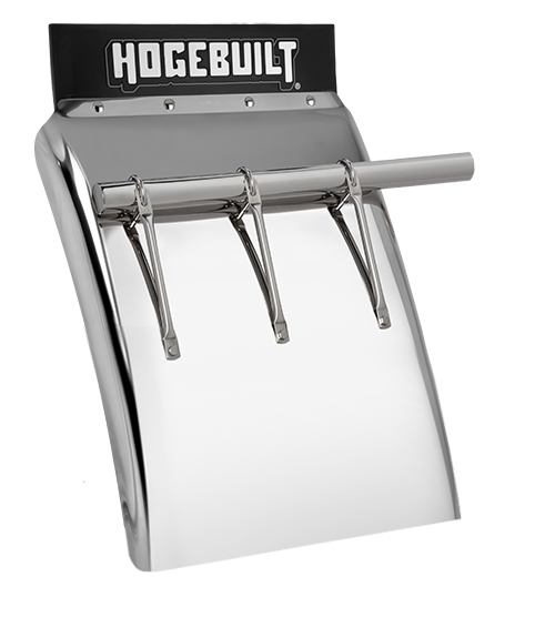 Stainless Steel 34" Braced Quarter Fenders