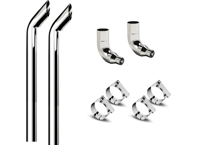 7" x 96" Cowboy Tip Freightliner Exhaust Kit