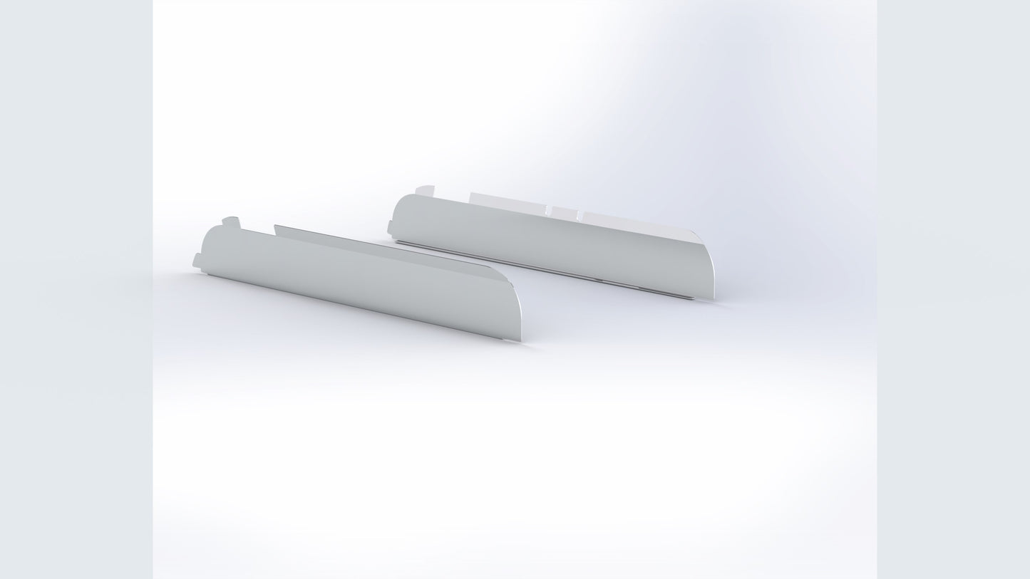 3" Window Chops Western Star 4900 '93 & Up Door Mounted Mirrors