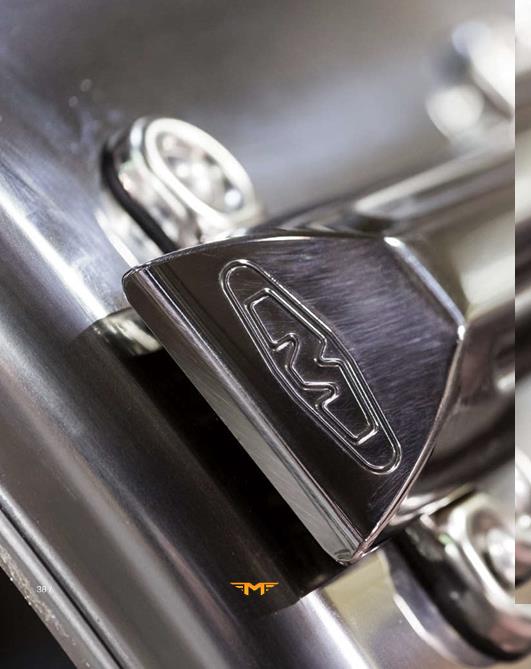 16 GA 430 SS 34" Smooth Metchro 6 Bolt Heavy Duty Arm SS Kit