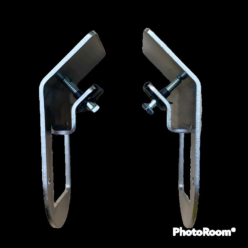 Stainless Steel Underglow Inside Frame Bracket with 1 Watermelon Light Holes