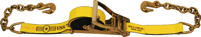 Ratchet 2" X 30' Self Contained With Chain Hook Ends