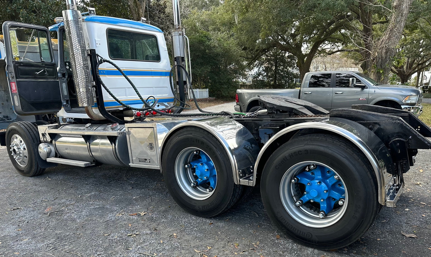 Single Axle 66" Smooth Rolled Edge Round Fender