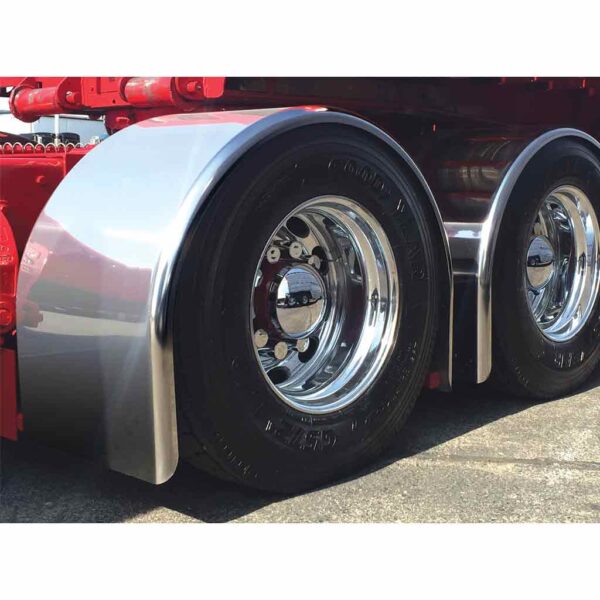 TFEN-S37 Stainless Steel 95" Single Axle Fenders