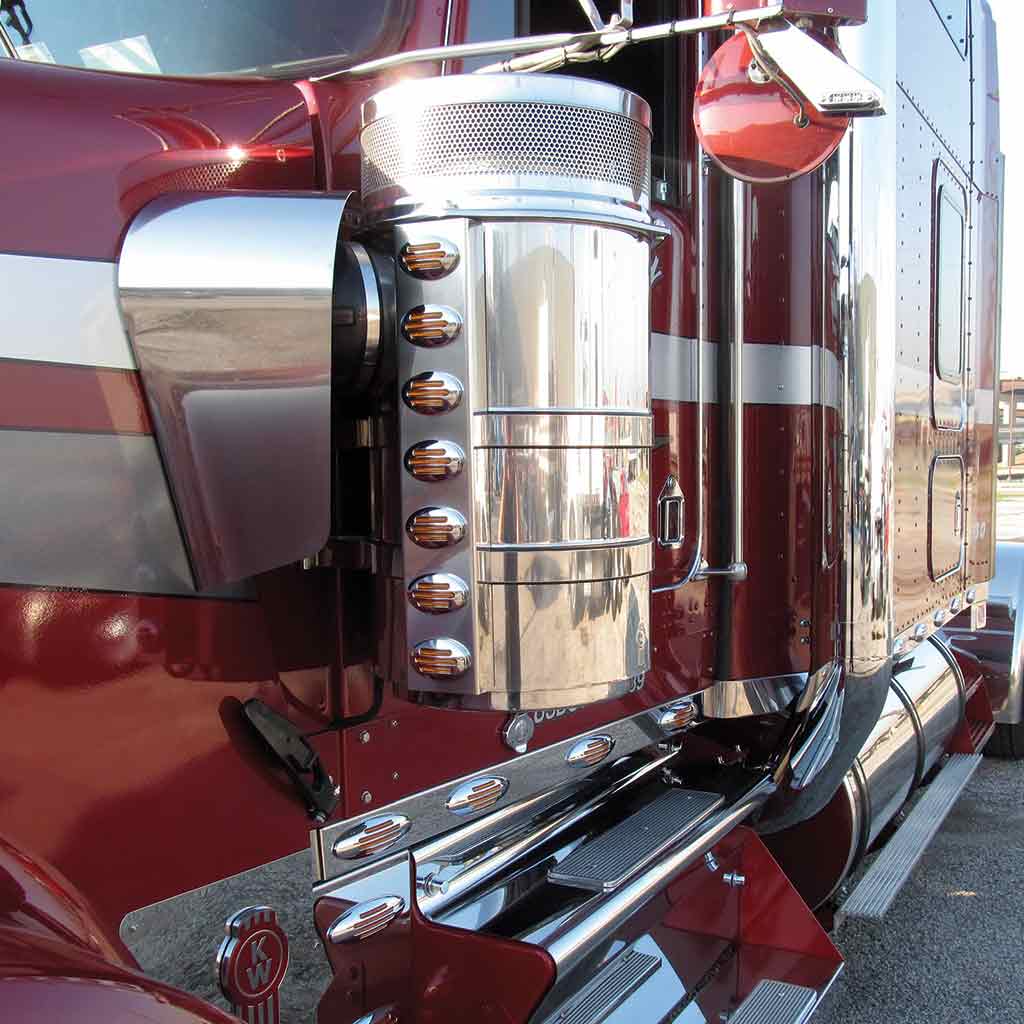 Kenworth W900B/L Metton Hood Air Intake Shrouds (2008+)
