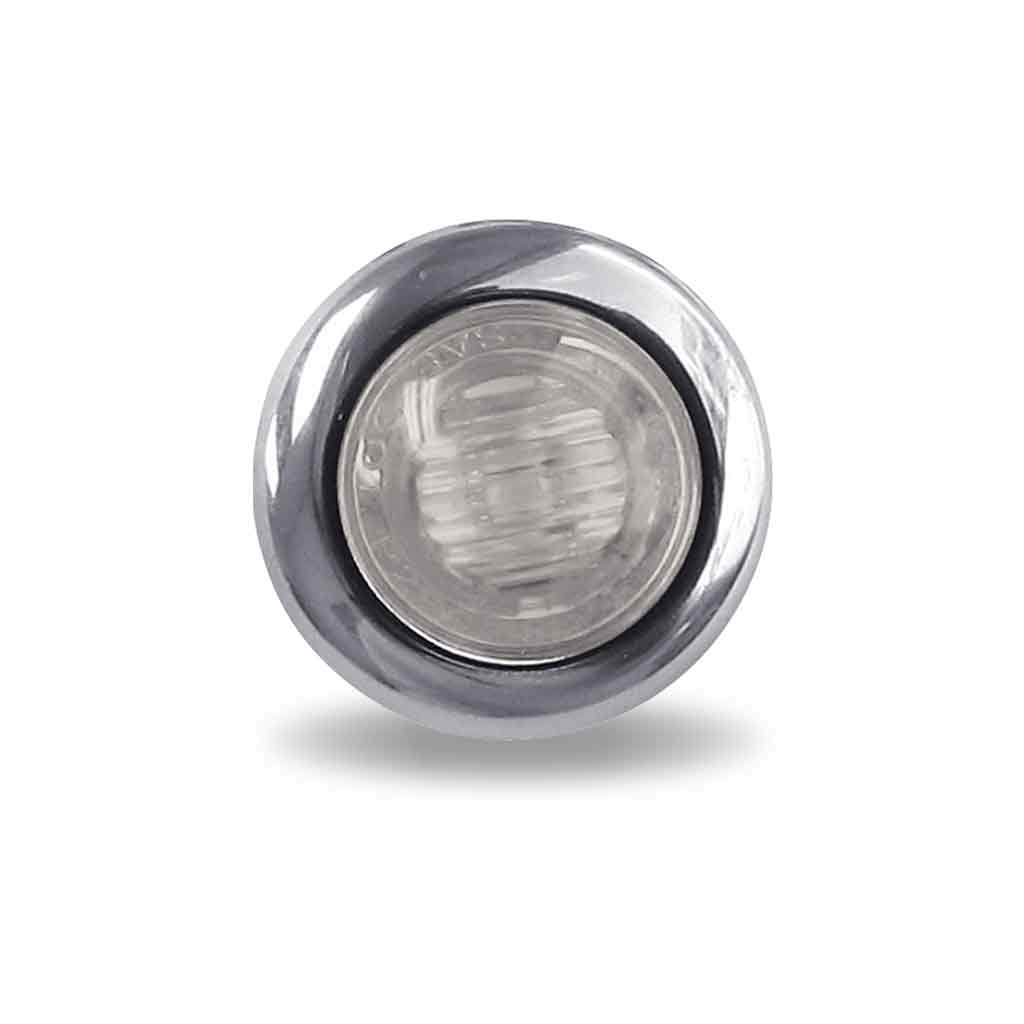 Trux 3/4" Stop, Turn & Tail LED Light - 3 Diodes, Round, DOT