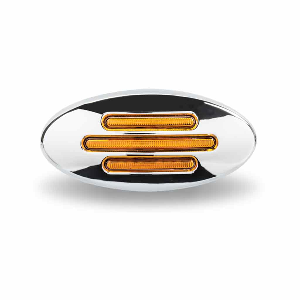 Peterbilt Amber Turn & Marker Flatline Fender LED Light – 15 Diodes