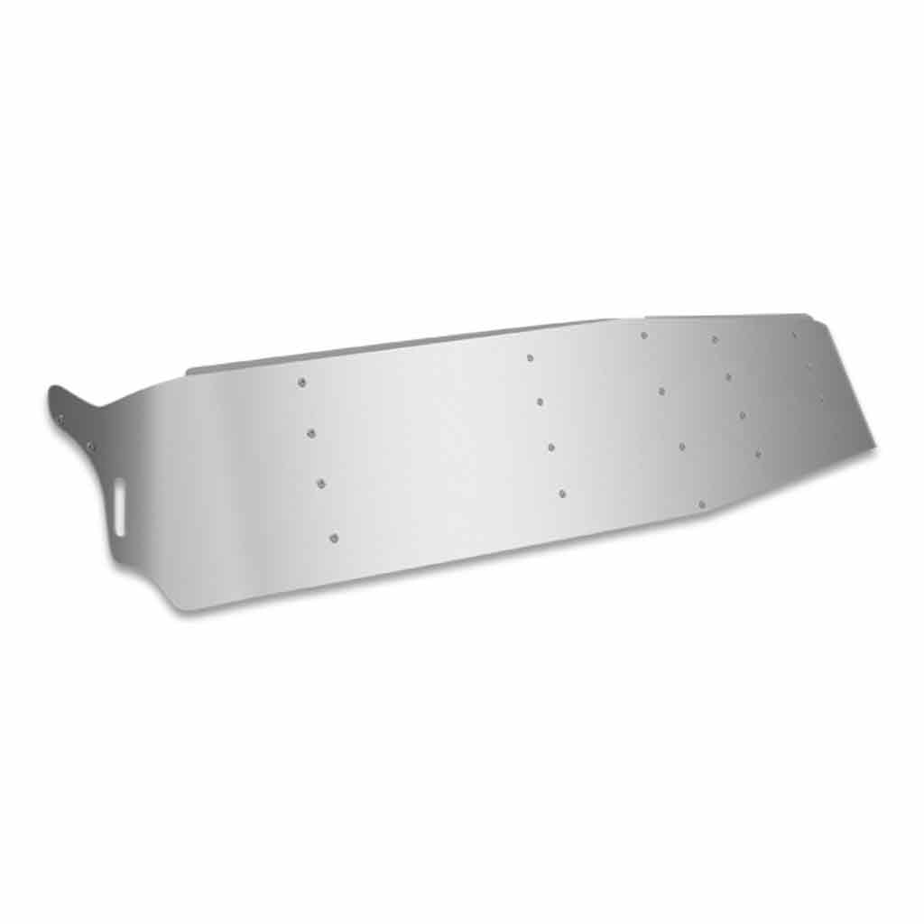 Freightliner 15″ OEM Metal Flat Top Sun Visor (1991+) – Cab Mounted Mirrors | Blank