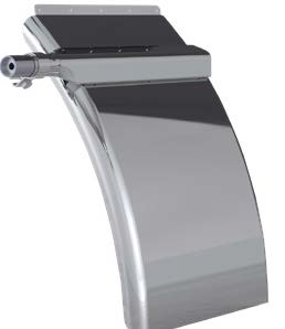 34" Quarter Fender With Heavy Duty Triangle Arm Mount