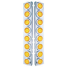 15" A/C Light Bar Peterbilt 7 2" Amber/Amber