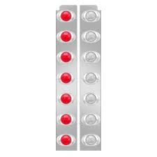 Rear Breather Bar 12 3/4" Red/Clear