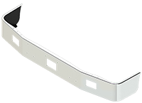 12" Peterbilt 377 87-96 Set back axle Bumper Fog/Tow/Bolt