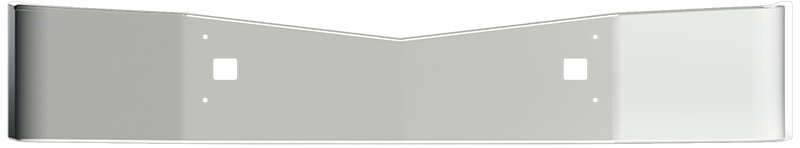 18" Peterbilt 579 Set Back Axle Bumper With Tow Holes and 15 3/4 light holes