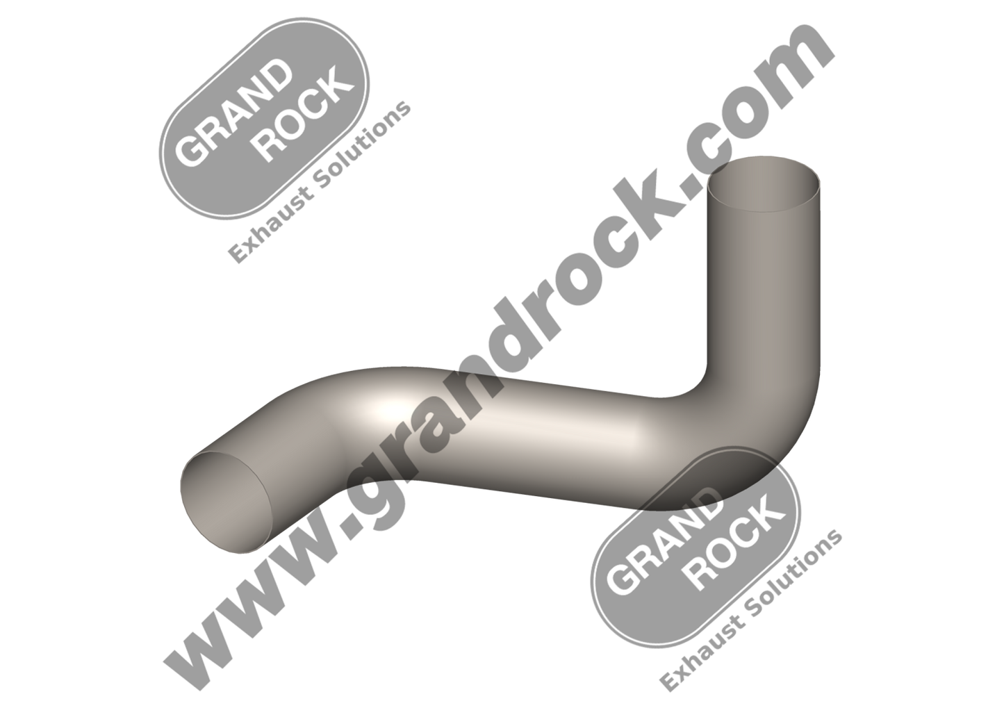 IN 9670 5" OD / OD Double Bend Single Exhaust Elbow Aluminized