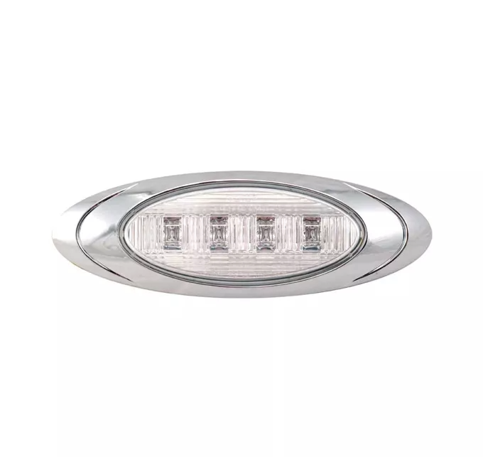 P1 LED Amber Clear Lens with Bezel