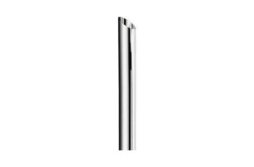 5" X 114" Miter Top Straight Bottom Chrome Stack