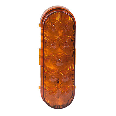 6" Oval Amber Park/Rear Turn Light