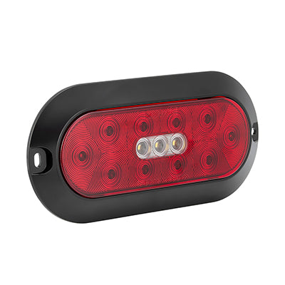 6" Oval Hybrid Stop/Turn/Tail & Back-Up - Surface Mount